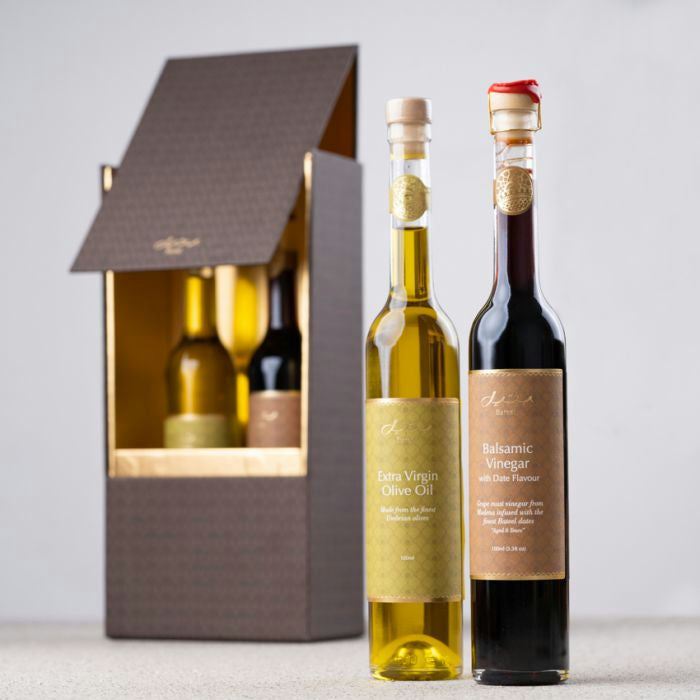 Olive Oil and Date Balsamic Gift Set