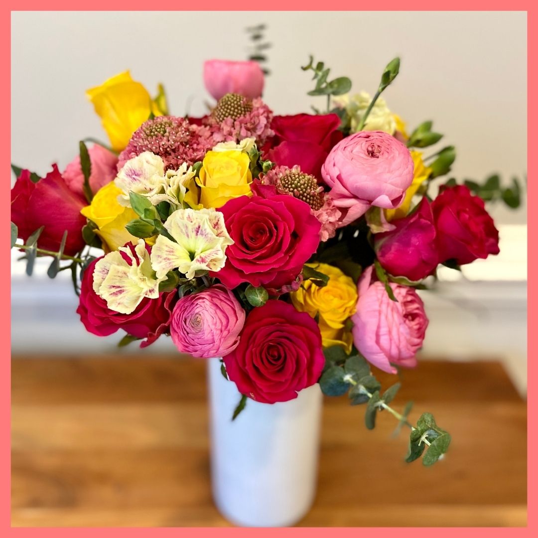 Lux Grower's Choice Bouquet with vase