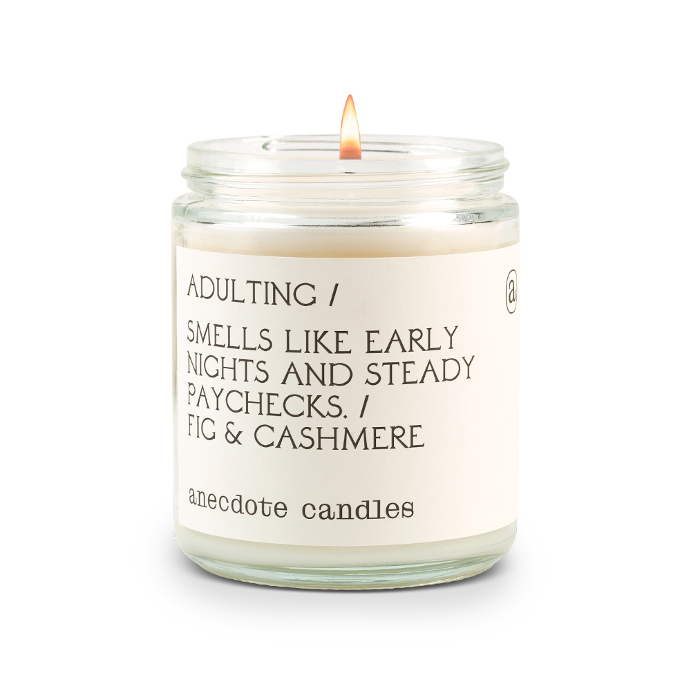 Adulting - Glass Jar Candle