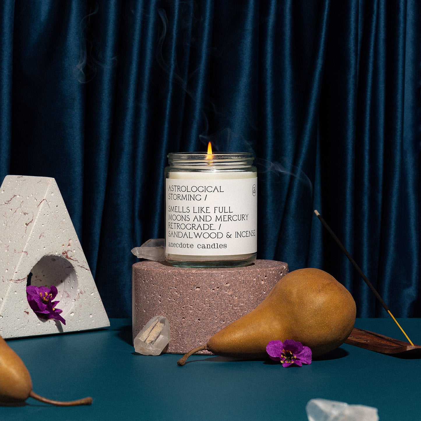 Astrological Storming - Glass Jar Candle
