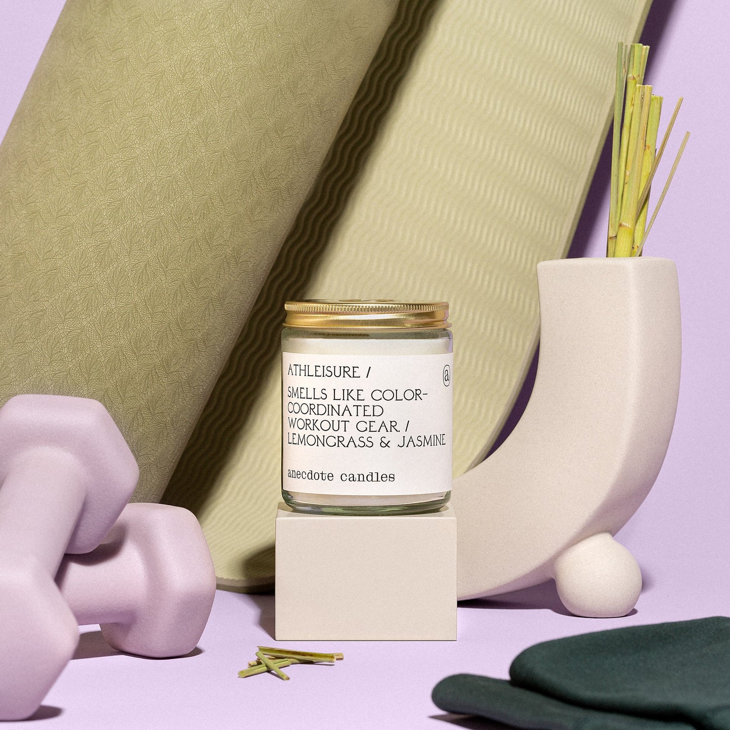 Athleisure - Glass Jar Candle