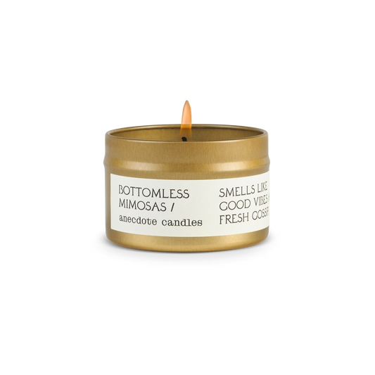 Bottomless Mimosas - Travel Tin Candle
