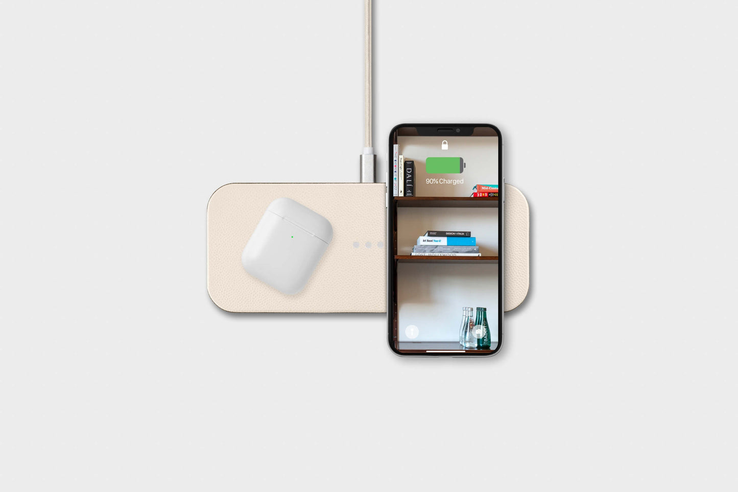 CATCH:2 - Classics - Bone - Wireless Charger
