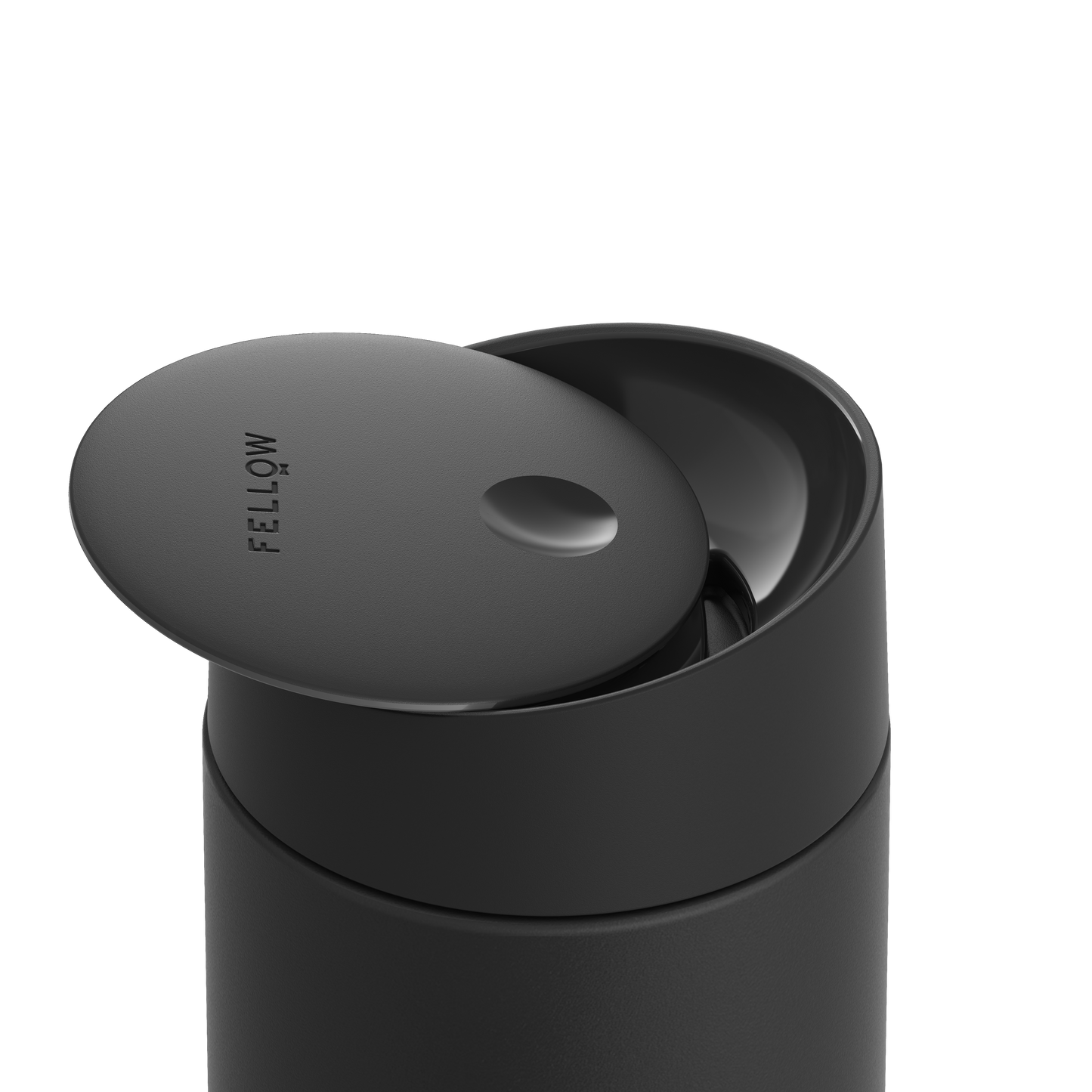Carter Slide Mug, 16 oz, Matte Black