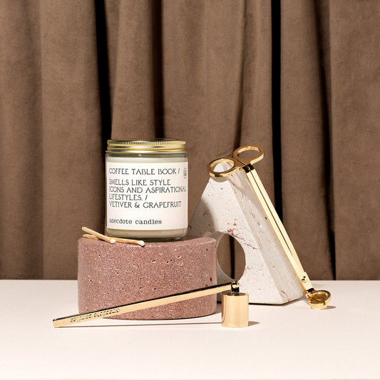 Coffee Table Book - Glass Jar Candle