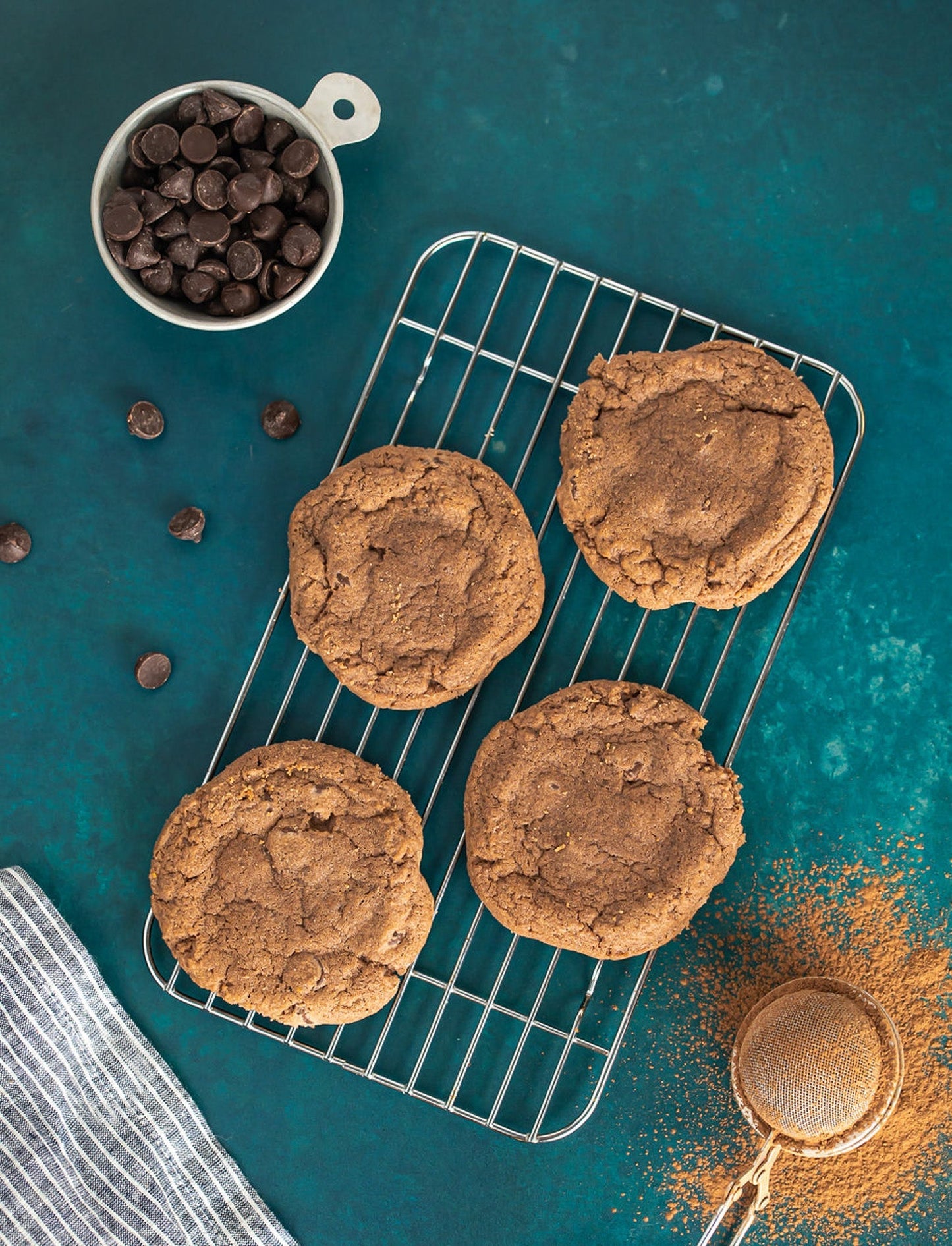 Double Chocolate Cookies: Half Dozen