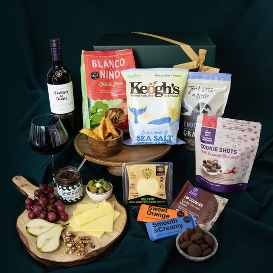Vegan Treats & Wine Gift Basket