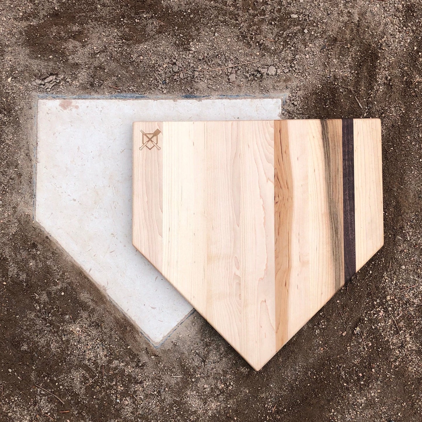 Home Plate Cutting Board - Full Size (17" x 17")
