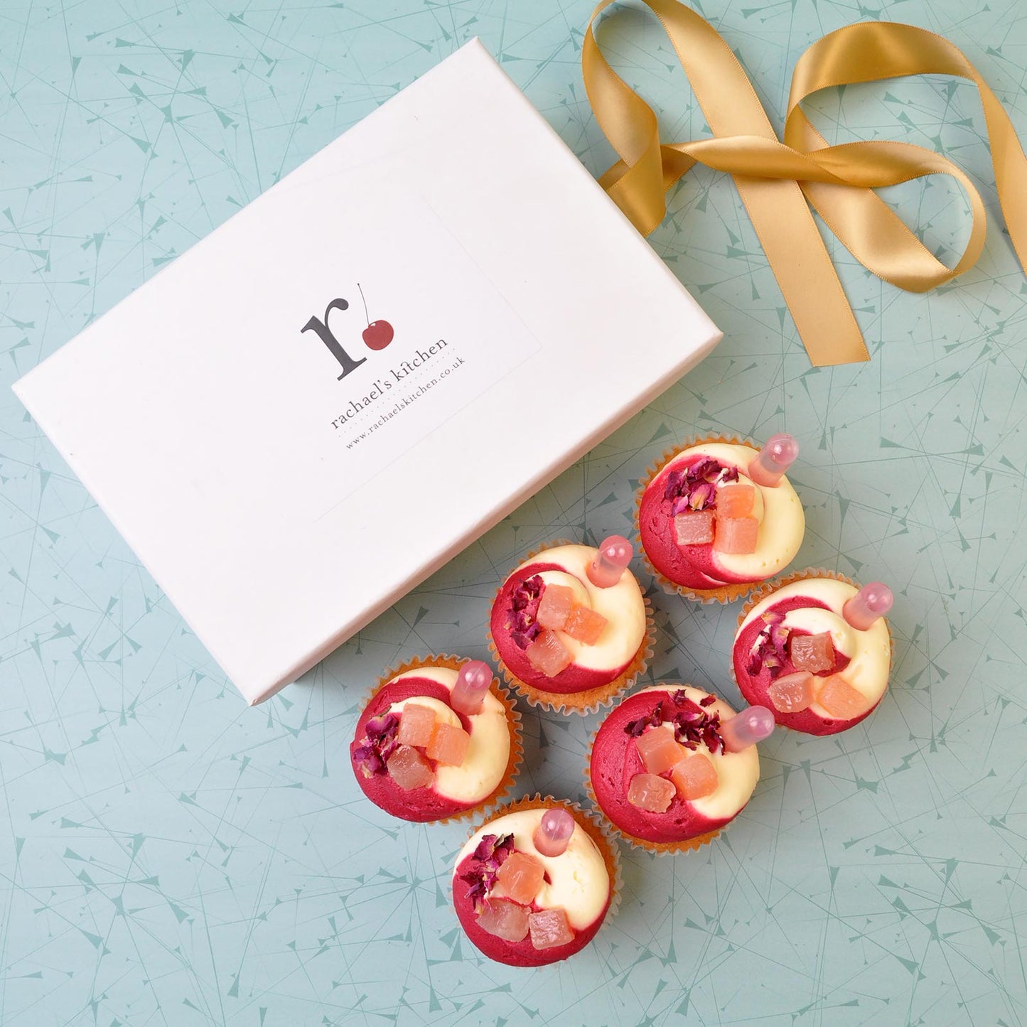 Raspberry Rose Gin Fizz Cocktail Cupcakes 12