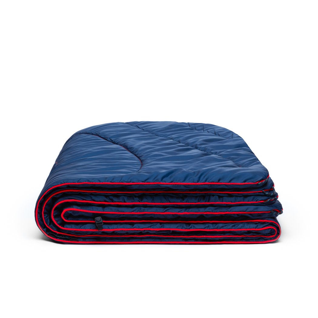 Sherpa Puffy Blanket - Deepwater