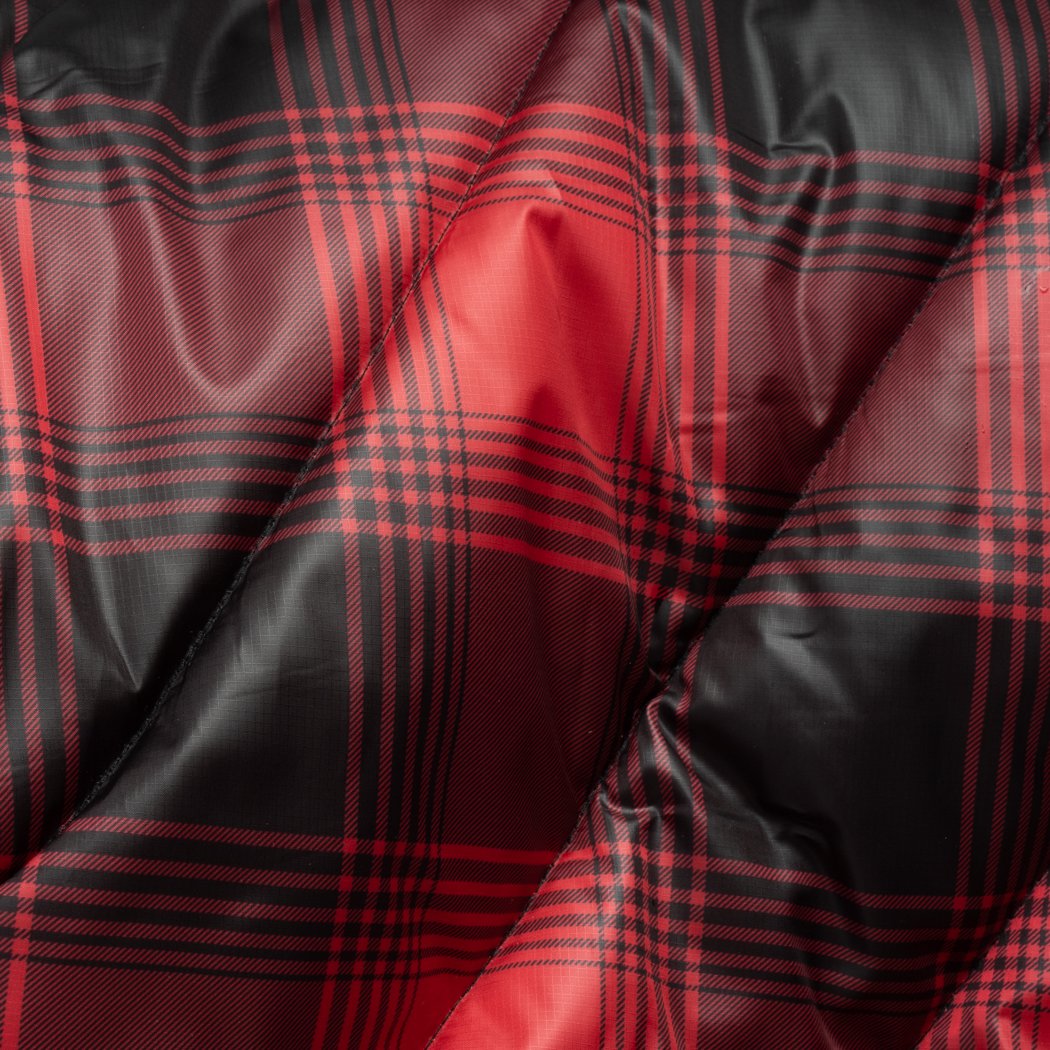 Sherpa Puffy Blanket - Ombre Plaid