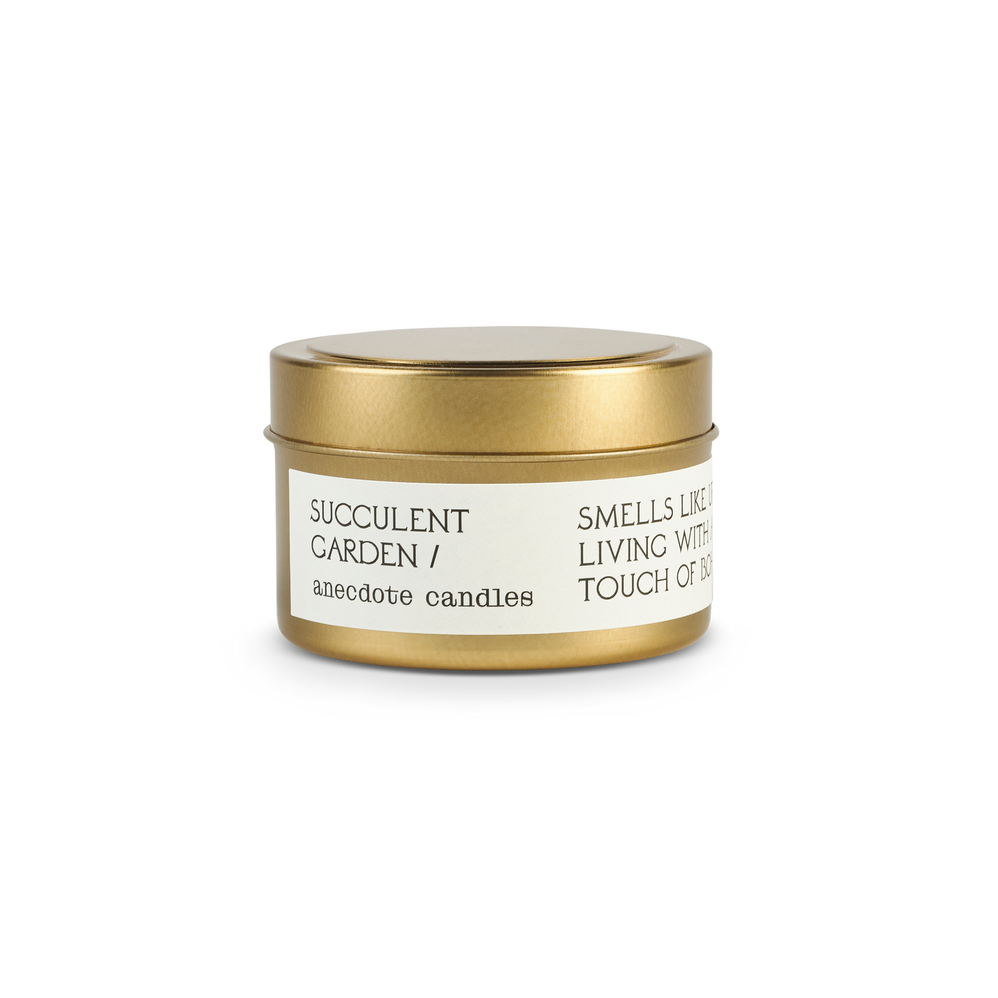 Succulent Garden - Travel Tin Candle