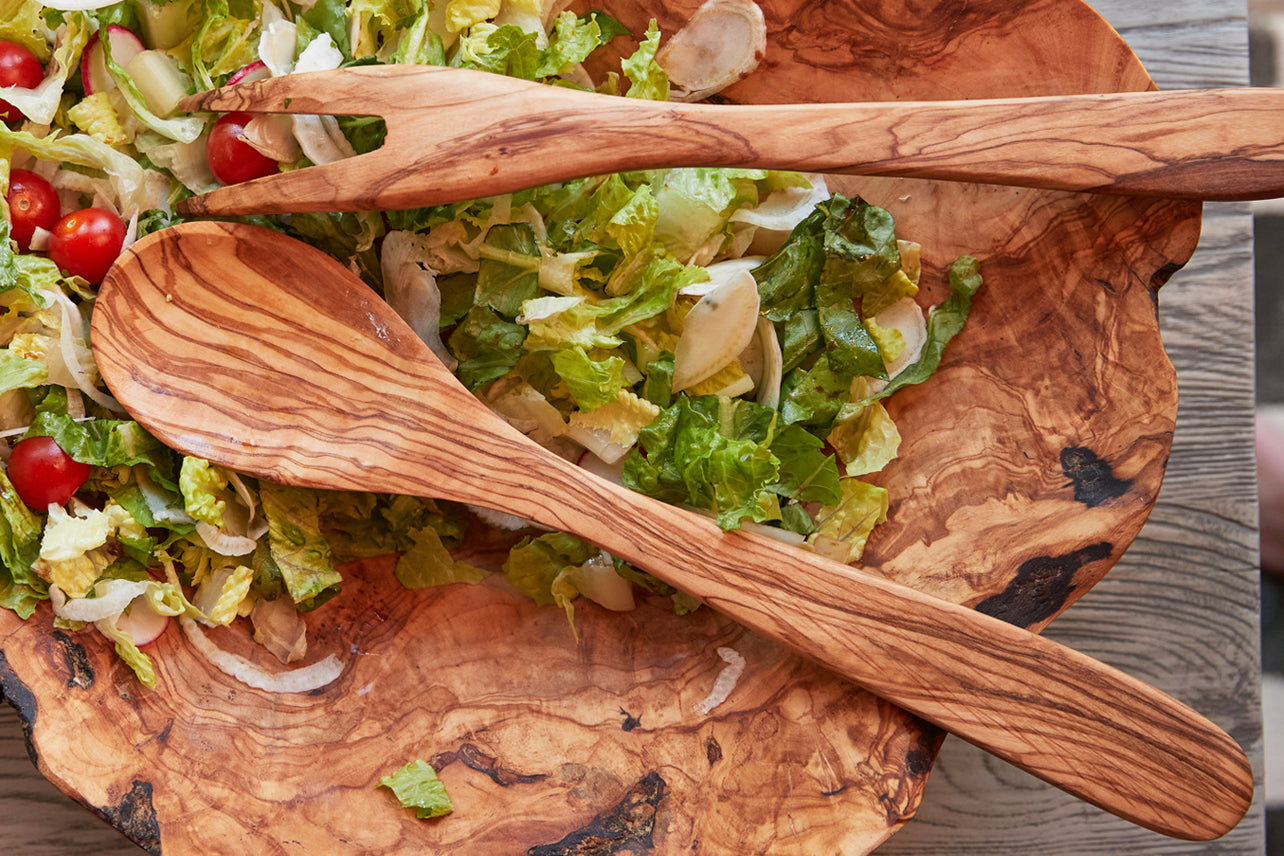 Italian Olivewood Serving Utensils