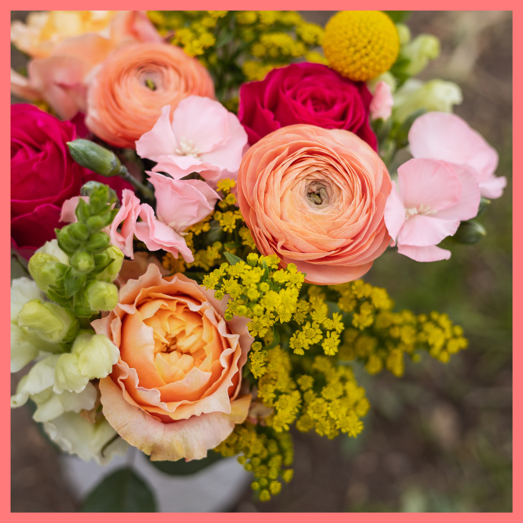 My Dear Flower Bouquet with vase